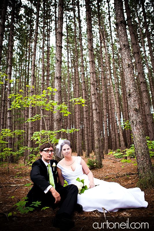 Sault Ste Marie Wedding - Rebecca and Brent - in the trees