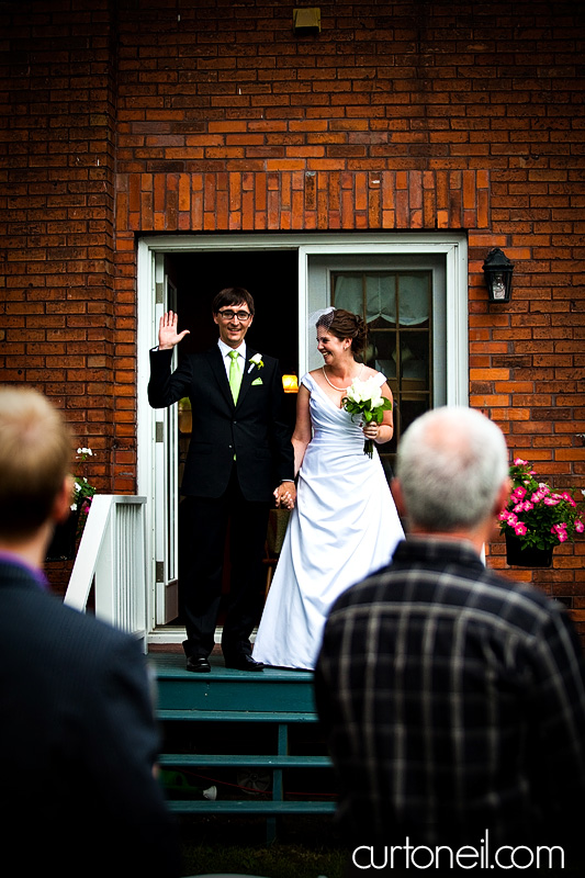 Sault Ste Marie Wedding - Rebecca and Brent - reception entrance