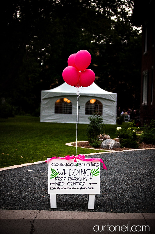 Sault Ste Marie Wedding - Rebecca and Brent - reception sign