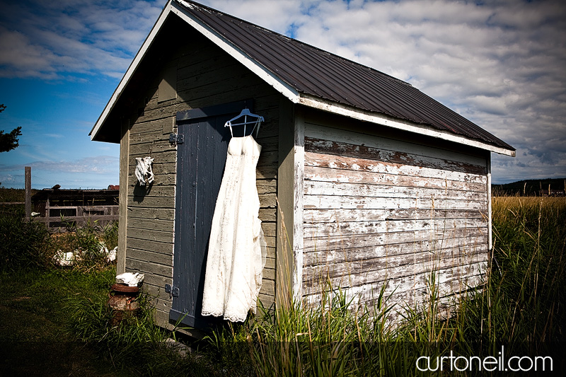 Sault Ste Marie Wedding Photography - Rachel and Ryan - the dress