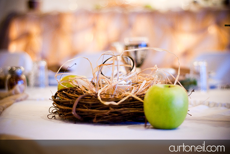 Sault Ste Marie Wedding Photography - Rachel and Ryan - reception centre piece