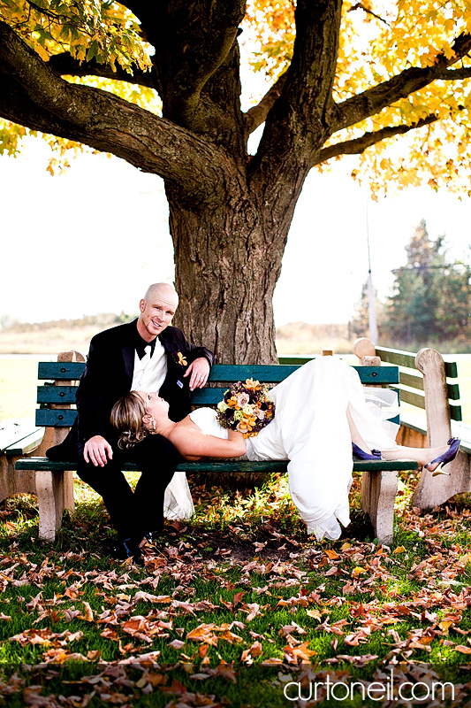 Sault Ste Marie Wedding Photography - Steph and Deryl - Shinwauk Chapel, arboretum, Delta, Thanksgiving