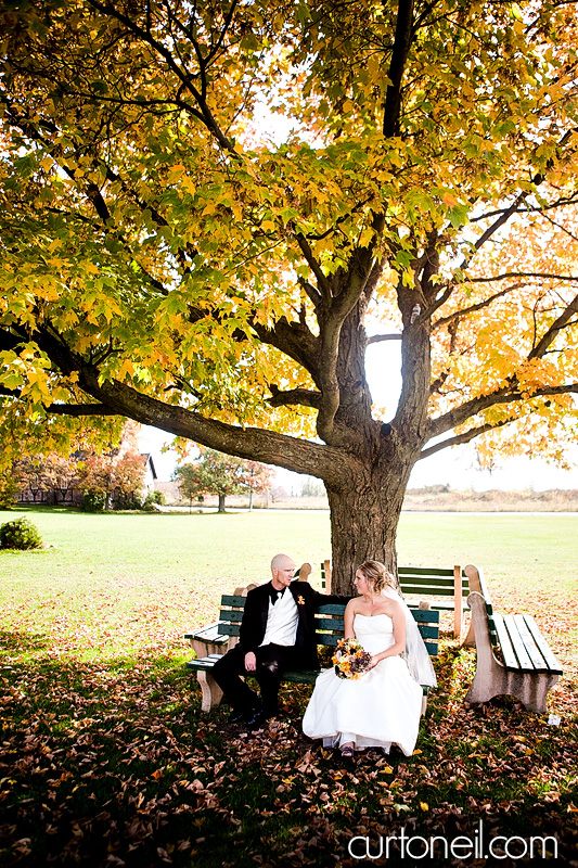 Sault Ste Marie Wedding Photography - Steph and Deryl - Shinwauk Chapel, arboretum, Delta, Thanksgiving