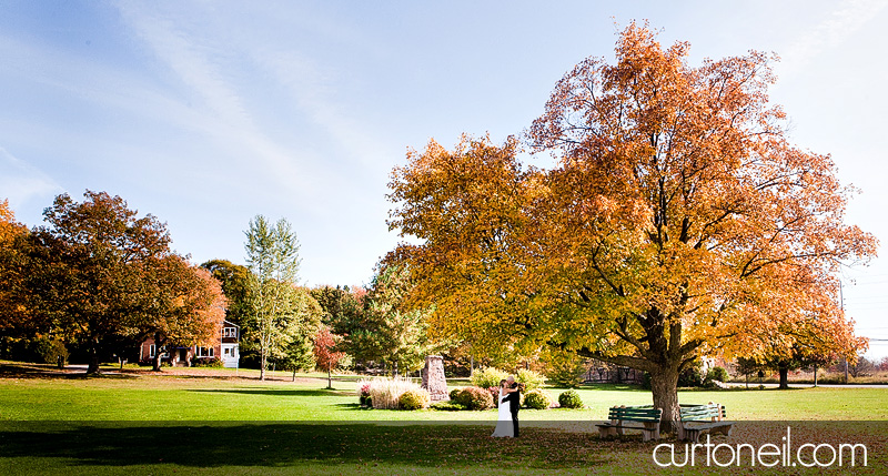 Sault Ste Marie Wedding Photography - Steph and Deryl - Shinwauk Chapel, arboretum, Delta, Thanksgiving
