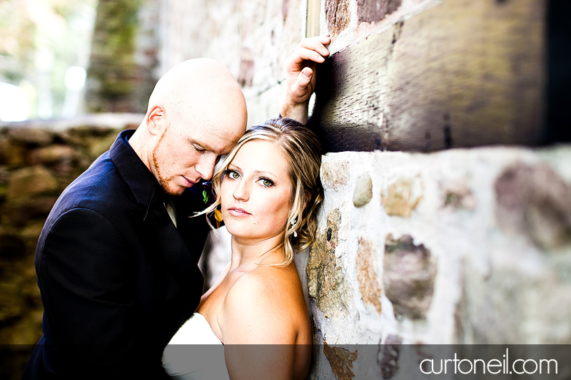 Sault Ste Marie Wedding Photography - Steph and Deryl - sneak peek at the side of Shingwauk Chapel