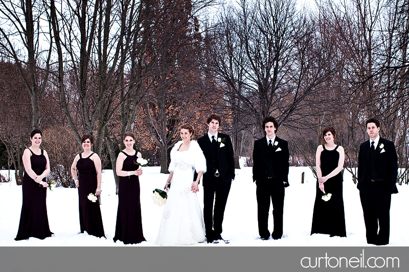 Sault Ste Marie Wedding - Sarah and Jake - witner wedding