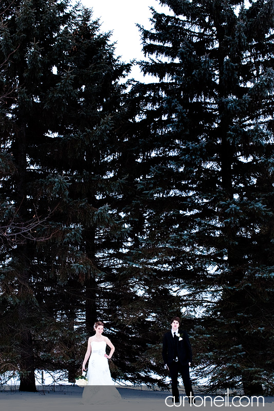 Sault Ste Marie Wedding - Sarah and Jake - witner wedding