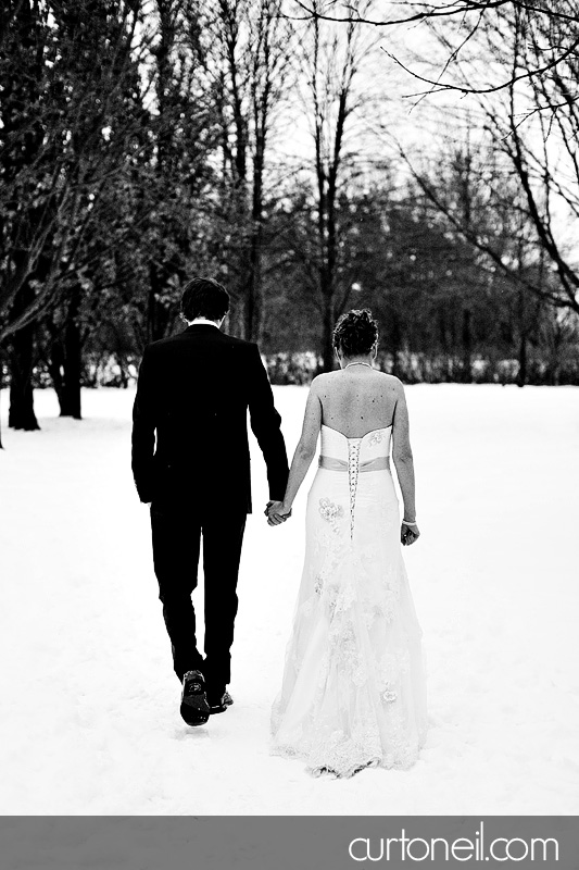 Sault Ste Marie Wedding - Sarah and Jake - witner wedding