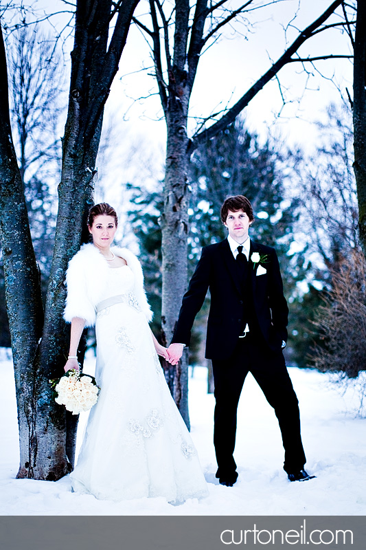Sault Ste Marie Wedding - Sarah and Jake - witner wedding