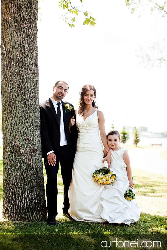 Sault Ste Marie Wedding Photography - Stella and Mike - old car, retro buildings, marconi