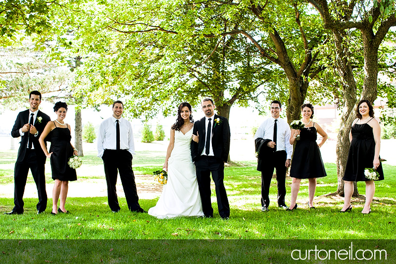 Sault Ste Marie Wedding Photography - Stella and Mike - old car, retro buildings, marconi