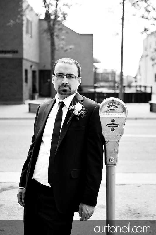 Sault Ste Marie Wedding Photography - Stella and Mike - old car, retro buildings, marconi