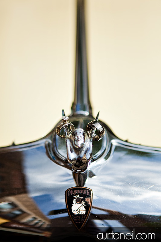 Sault Ste Marie Wedding Photography - Stella and Mike - old car, retro buildings, marconi