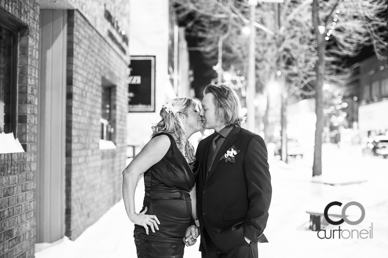 Sault Ste Marie Wedding Photography - Stephanie and Andrew - sneak peek, Grand Theatre, winter