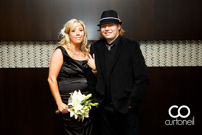 Sault Ste Marie Wedding Photography - Stephanie and Andrew - Grand Theatre, winter