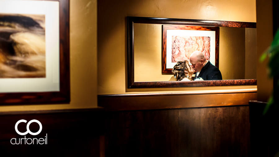 Sault Ste Marie Wedding Photography - Tanya and Chad sneak peek - hallway at Casey