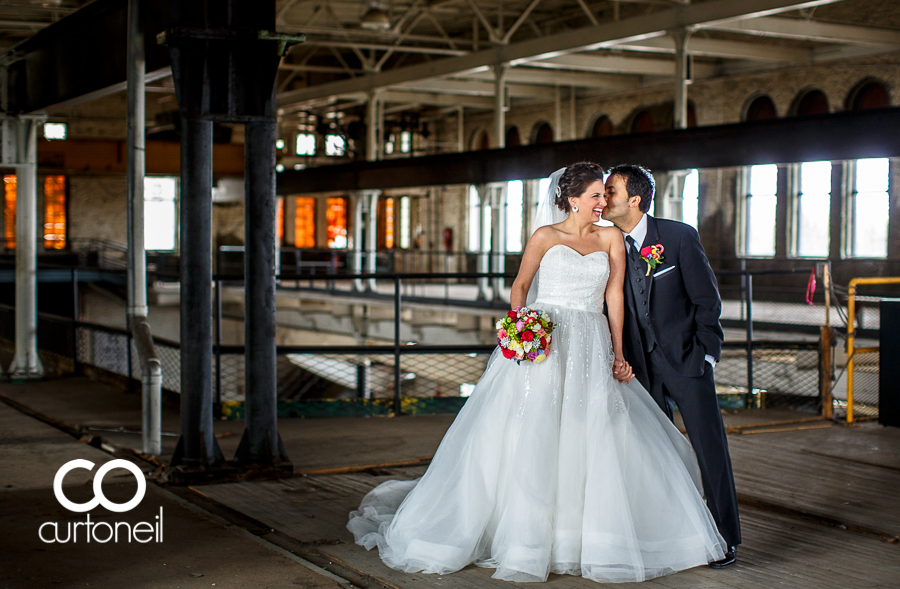 Sault Ste Marie Wedding Photography - Tessa and Leo - sneak peek, Mill Square, warehouse, spring