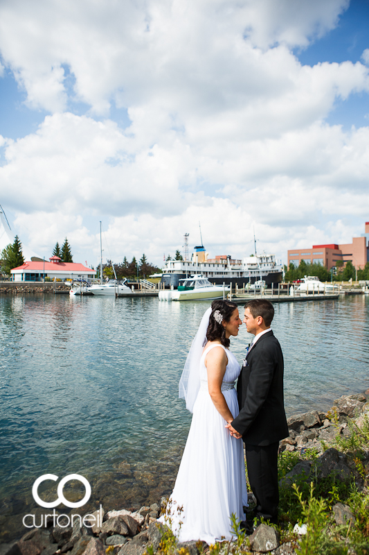 Sault Ste Marie Wedding Photography - Tina and Kyle - Boardwalk, marina, sneak peek