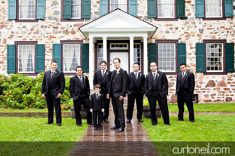 Sault Ste Marie Wedding - Tara and Tony - Old Stone House, Delta, rain