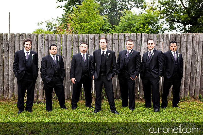 Sault Ste Marie Wedding - Tara and Tony - Old Stone House, Delta, rain