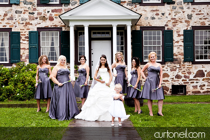 Sault Ste Marie Wedding - Tara and Tony - Old Stone House, Delta, rain