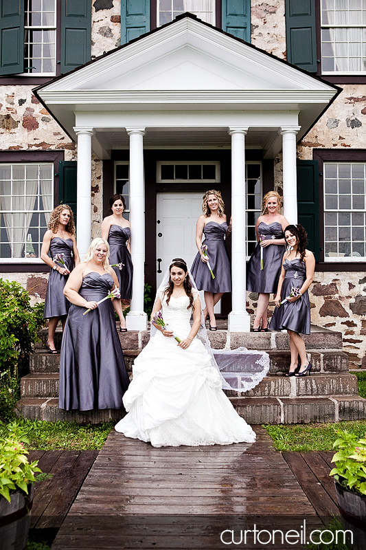 Sault Ste Marie Wedding - Tara and Tony - Old Stone House, Delta, rain