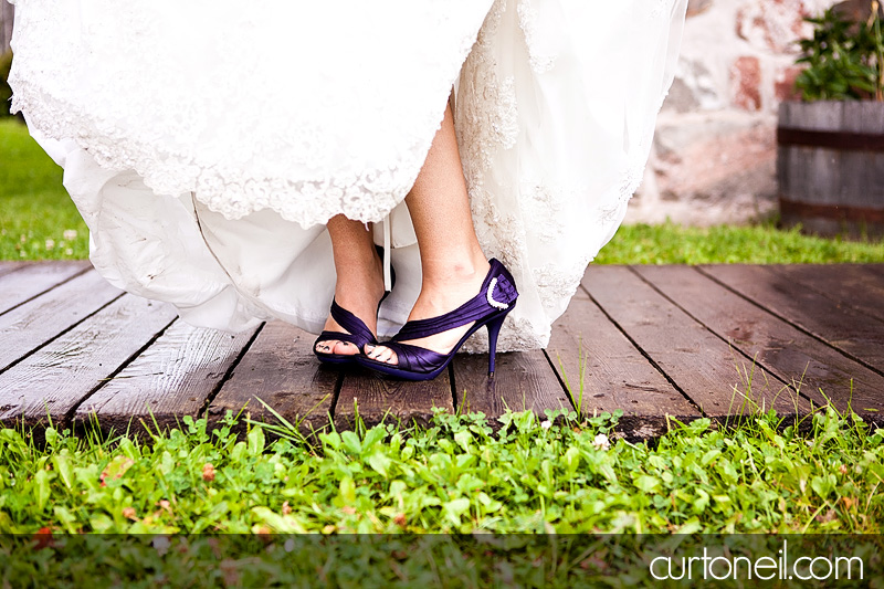 Sault Ste Marie Wedding - Tara and Tony - Old Stone House, Delta, rain
