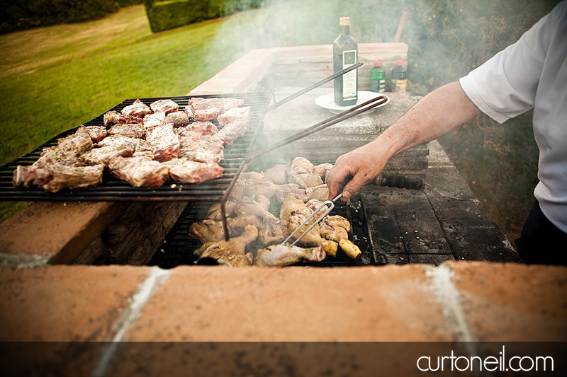 some of the food for the reception - Bucine Tuscany Italy wedding