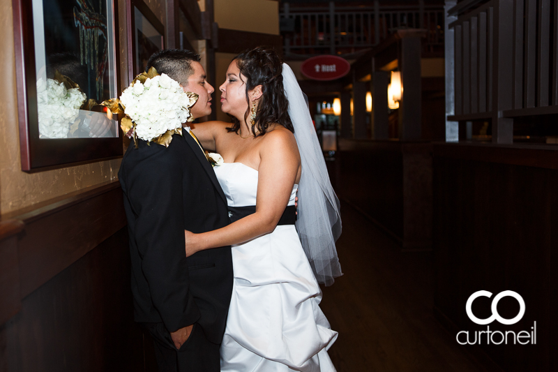 Sault Ste Marie Wedding Photography - Veronica and Gus - Garden River, Water Tower Inn, fall, cold, rain