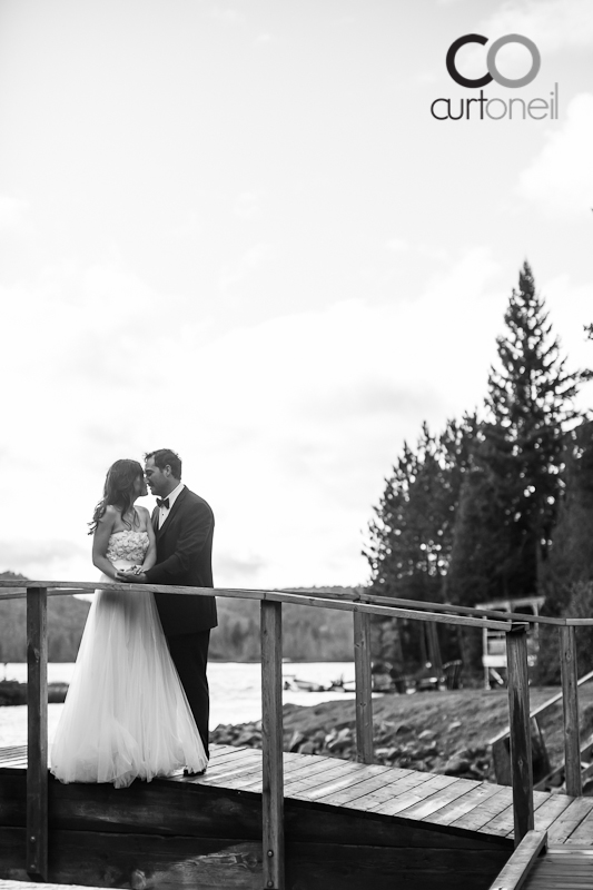 Laurentian Lodge Wedding Photography - Val and PJ - outdoor wedding, crazy weather