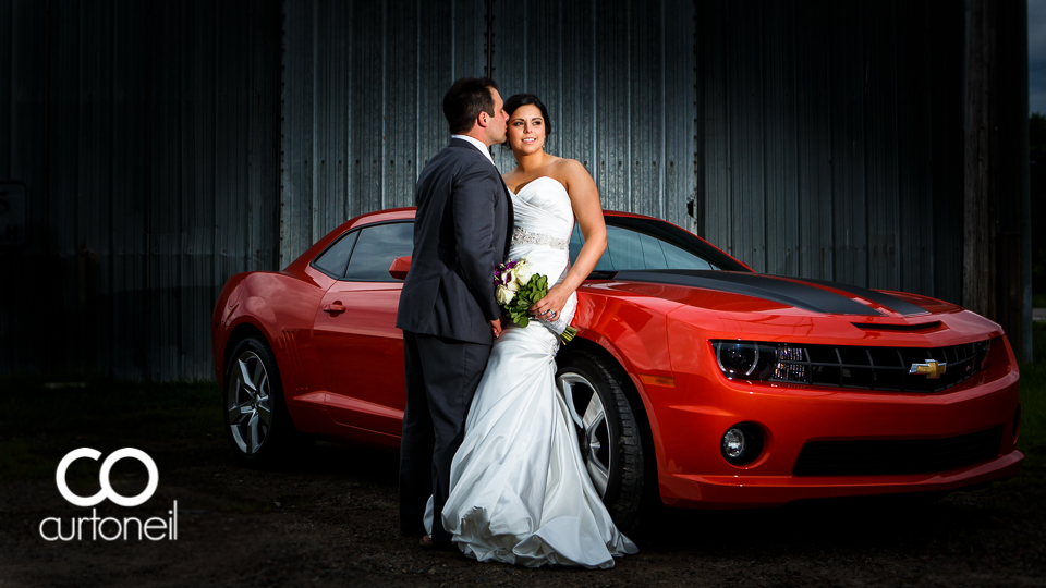 Melissa and Aaron - Sault Wedding Sneak - Camaro