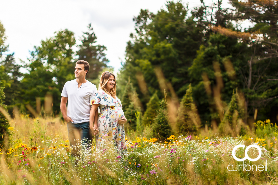 Aimee and Greg - Maternity, Mockingbird Hill Farm, wildflowers