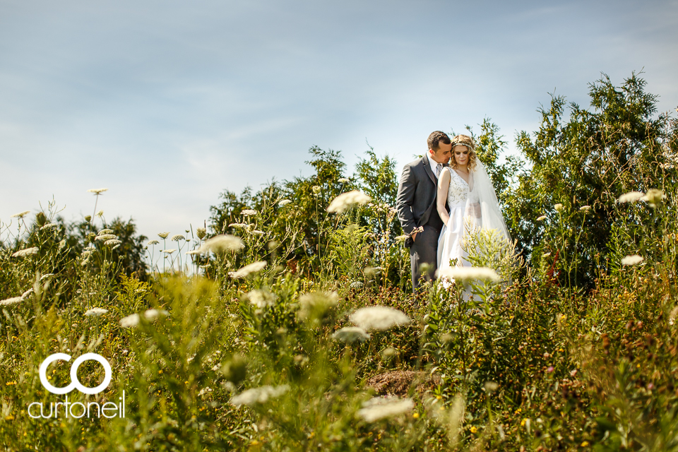 Natalie and Mark - Sault Ste Marie Wedding - Sneak Peek - Backyard