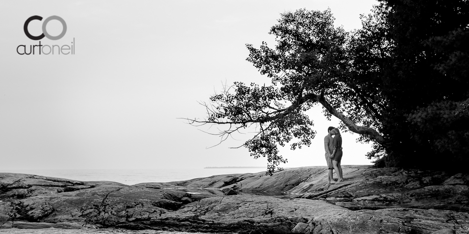 engagement-kejo-sneak-Kelsey and Joel - Sault Engagement - Katherine Cove, Lake Superior, Provincial Park