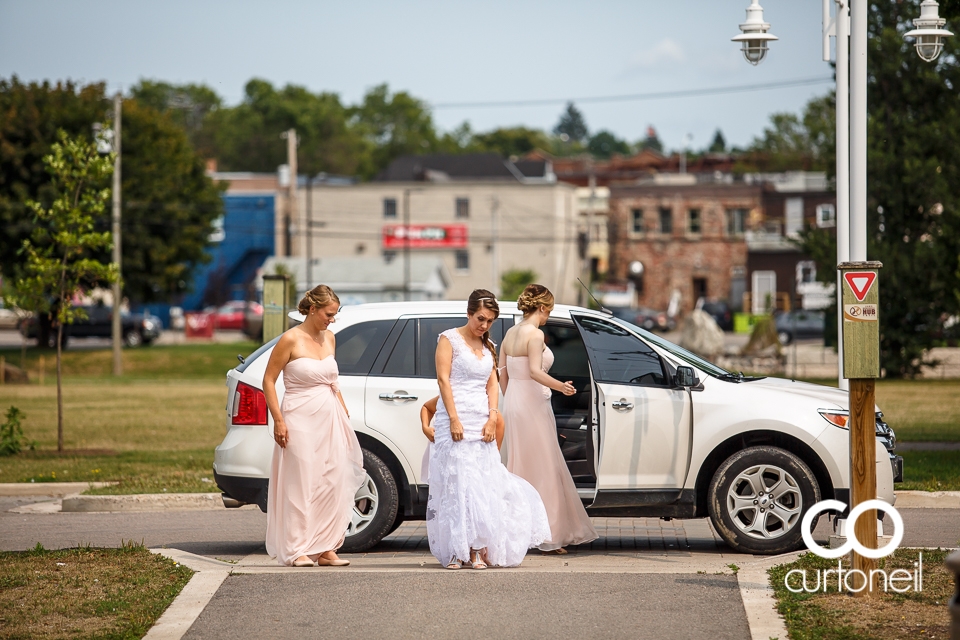 Lisa and Josh's Sault wedding with the ceremony and reception at the Canadian Heritage Bushplane Centre