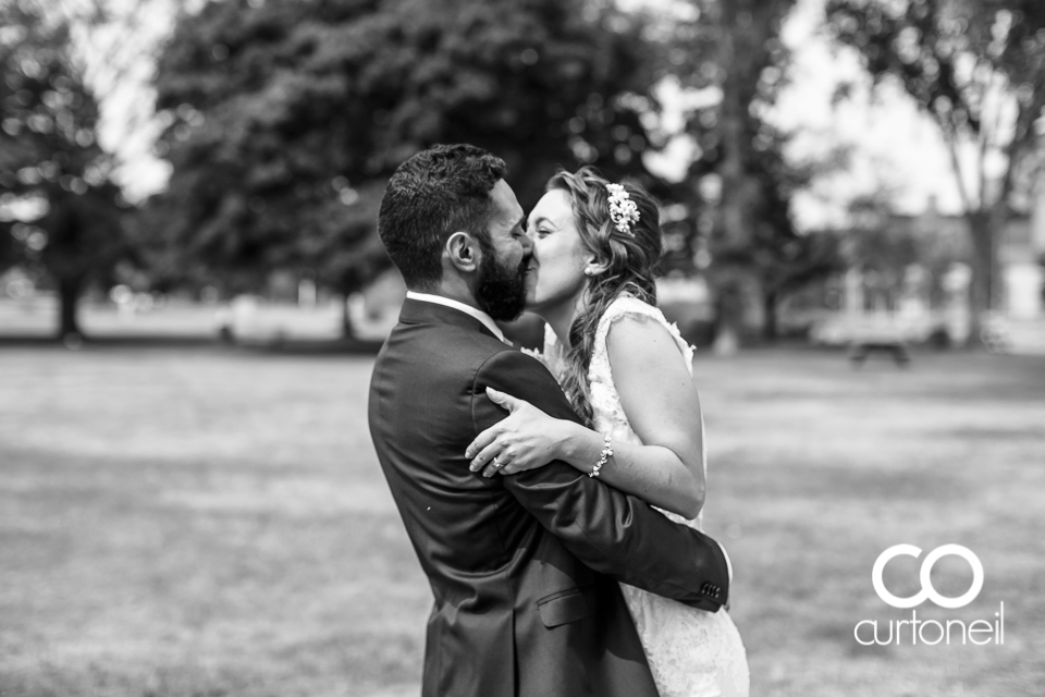 Lisa and Josh's Sault wedding with the ceremony and reception at the Canadian Heritage Bushplane Centre