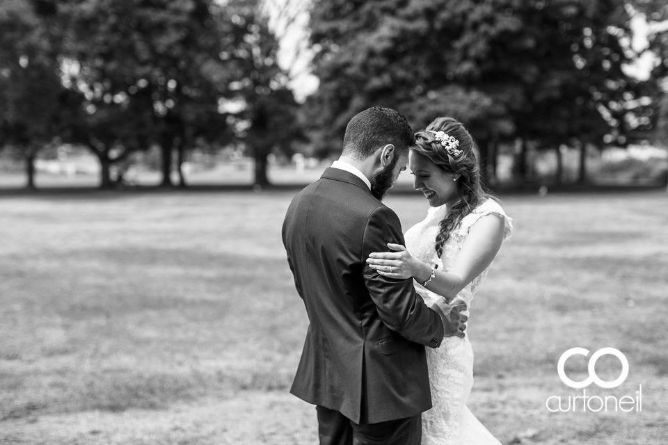 Lisa and Josh's Sault wedding with the ceremony and reception at the Canadian Heritage Bushplane Centre