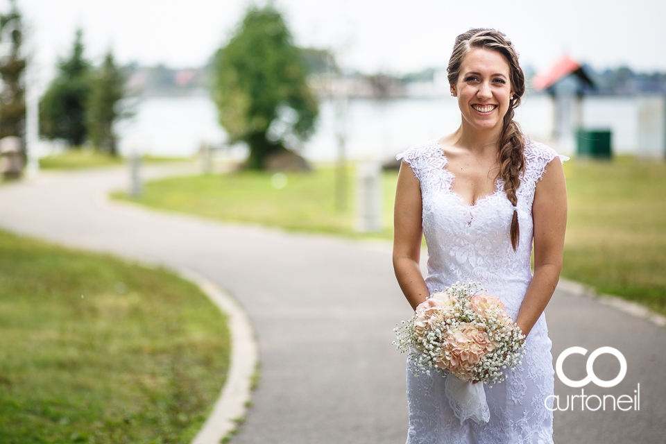 Lisa and Josh's Sault wedding with the ceremony and reception at the Canadian Heritage Bushplane Centre