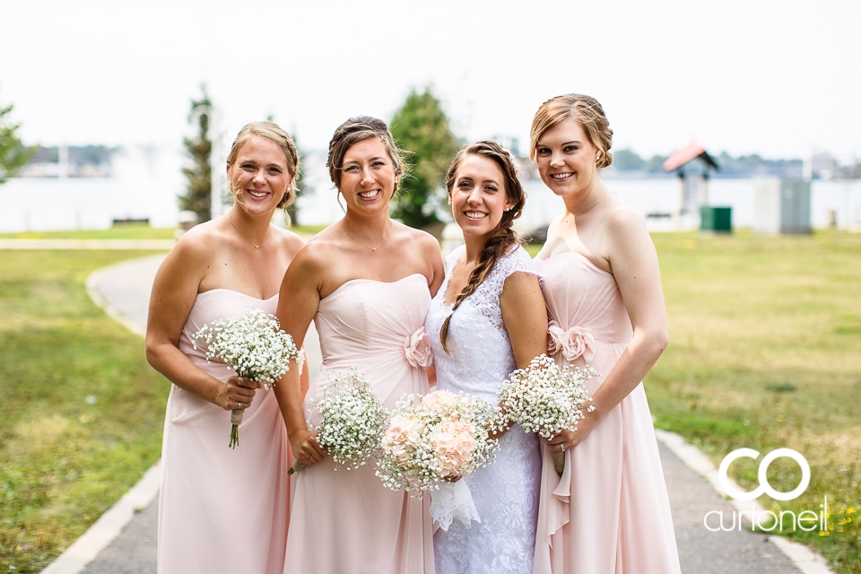 Lisa and Josh's Sault wedding with the ceremony and reception at the Canadian Heritage Bushplane Centre