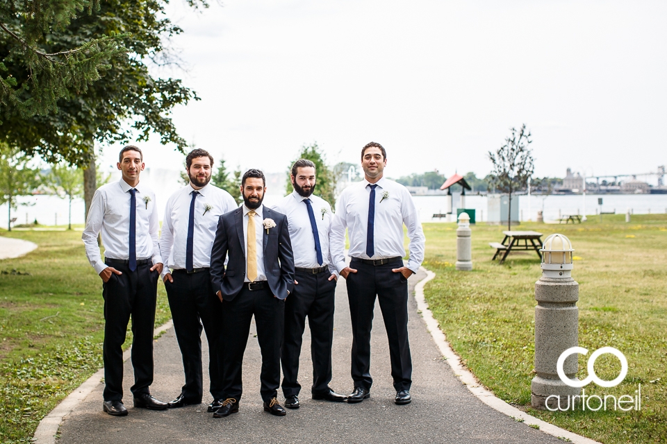 Lisa and Josh's Sault wedding with the ceremony and reception at the Canadian Heritage Bushplane Centre