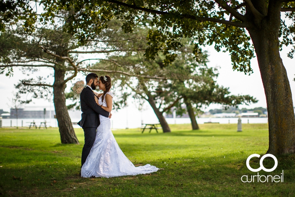 Lisa and Josh's Sault wedding with the ceremony and reception at the Canadian Heritage Bushplane Centre