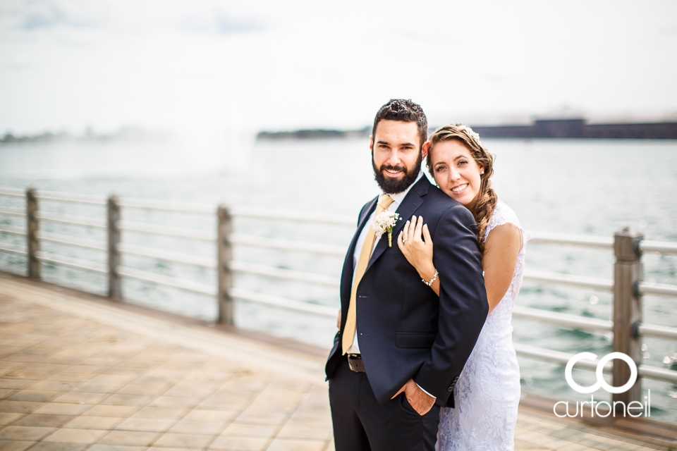 Lisa and Josh's Sault wedding with the ceremony and reception at the Canadian Heritage Bushplane Centre