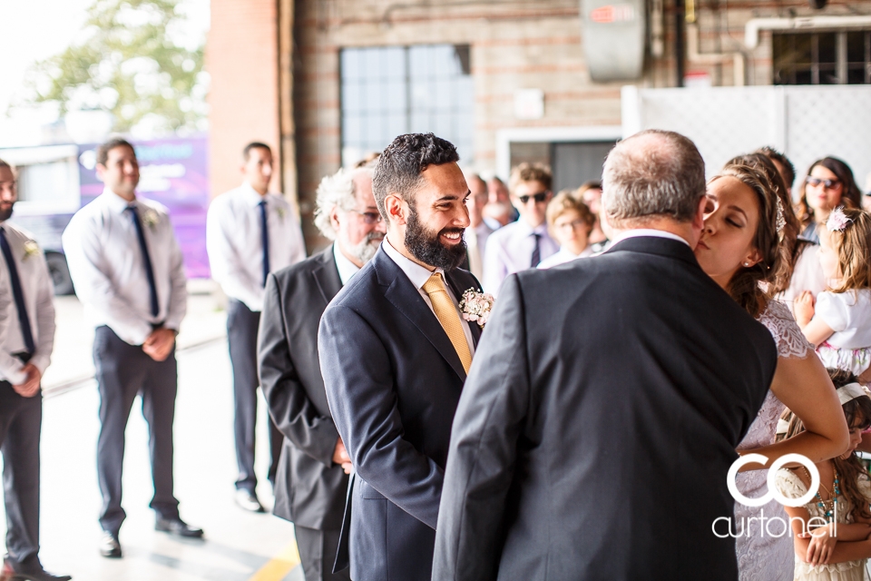 Lisa and Josh's Sault wedding with the ceremony and reception at the Canadian Heritage Bushplane Centre