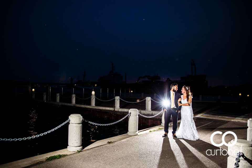 Lisa and Josh's Sault wedding with the ceremony and reception at the Canadian Heritage Bushplane Centre