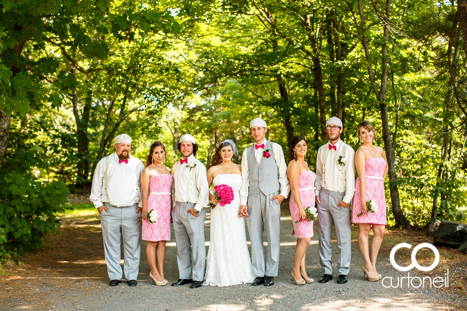 Tianna and Jeff's Sault wedding in mid-August 2015. Formals shot at Hiawatha Highlands and reception at Northern Grand Gardens.