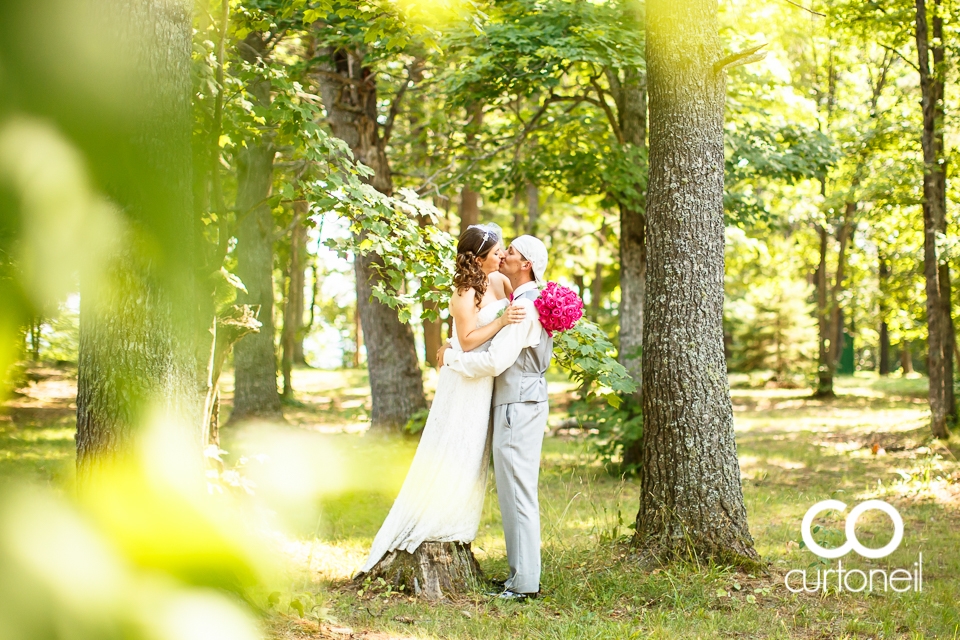 Tianna and Jeff's Sault wedding in mid-August 2015. Formals shot at Hiawatha Highlands and reception at Northern Grand Gardens.