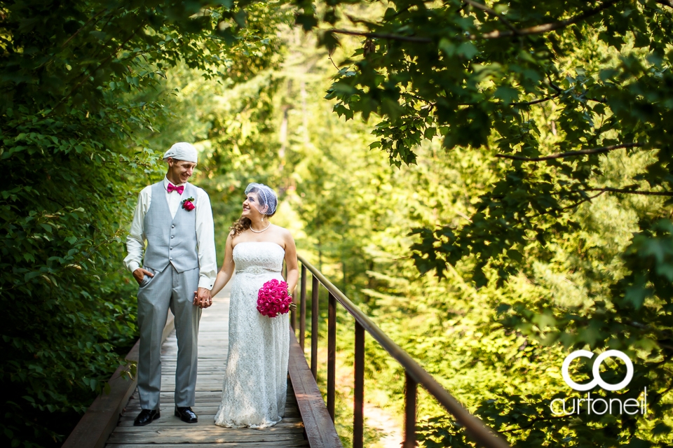 Tianna and Jeff's Sault wedding in mid-August 2015. Formals shot at Hiawatha Highlands and reception at Northern Grand Gardens.