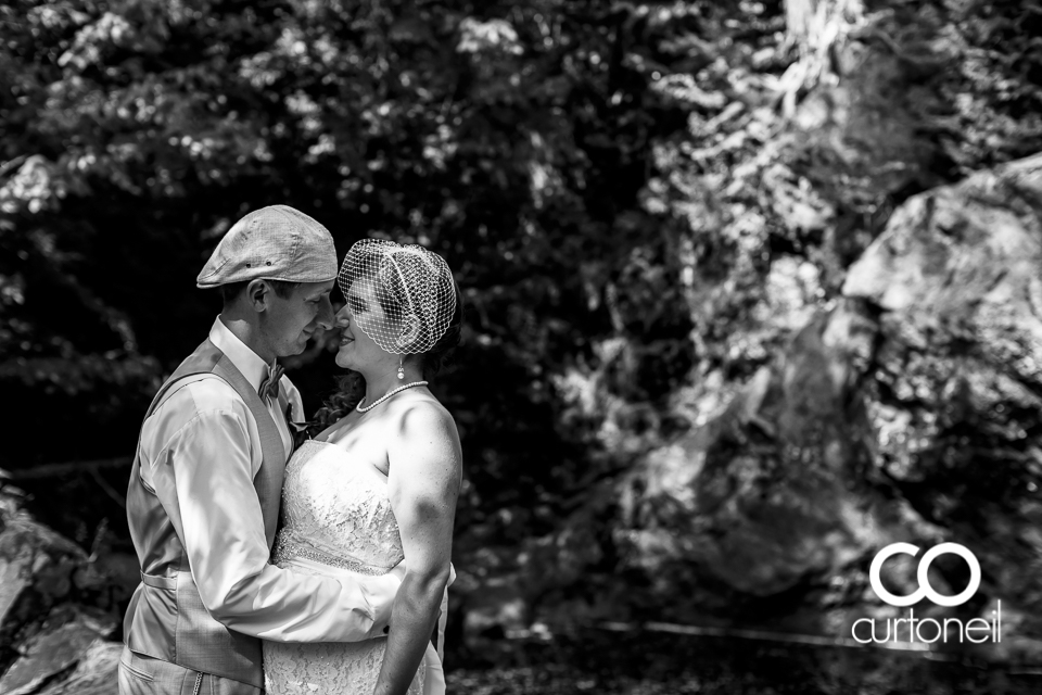 Tianna and Jeff's Sault wedding in mid-August 2015. Formals shot at Hiawatha Highlands and reception at Northern Grand Gardens.