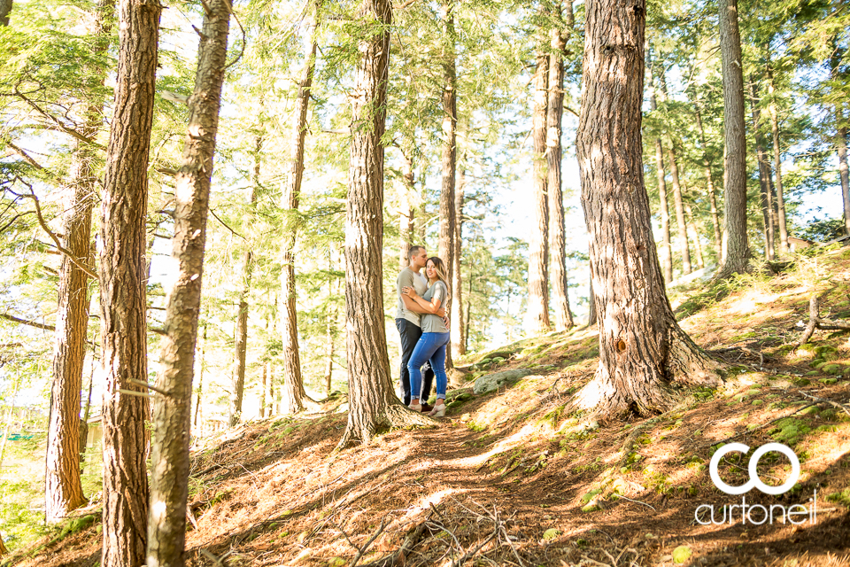 Brittany and Chris - Sault Engagement - Diamond Lake