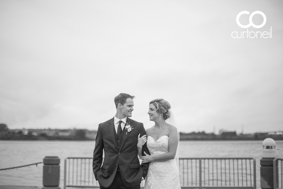 Katelin and Andrew - Sault Wedding Sneak peek - rainy day